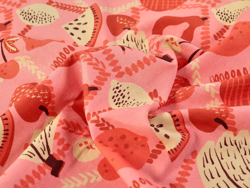 Fabric Godmother - Viscose/Linen - Carmen - Pink