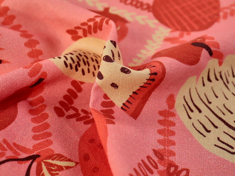 Fabric Godmother - Viscose/Linen - Carmen - Pink