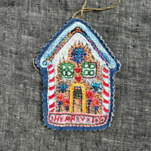 Dropcloth Samplers - Embroidery Kit - Gingerbread Houses