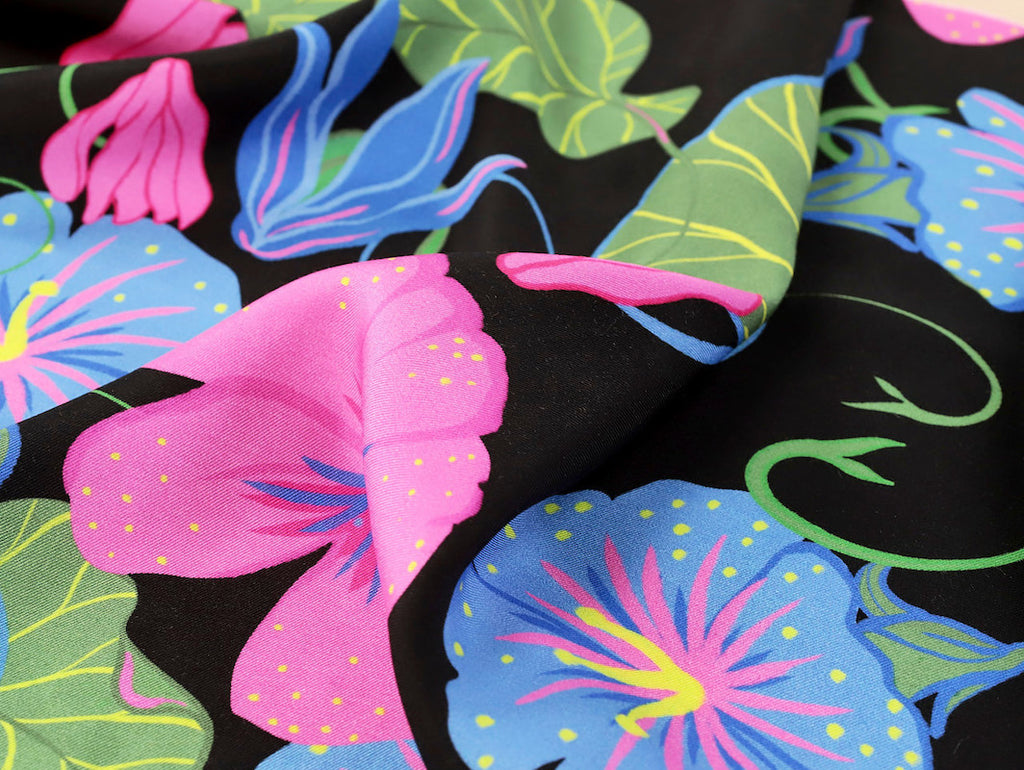 Fabric Godmother - Viscose Twill - Giselle - Black