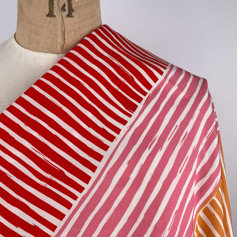 Nerida Hansen - Lenzing Tencel Linen - New Directions - Pink Fabric