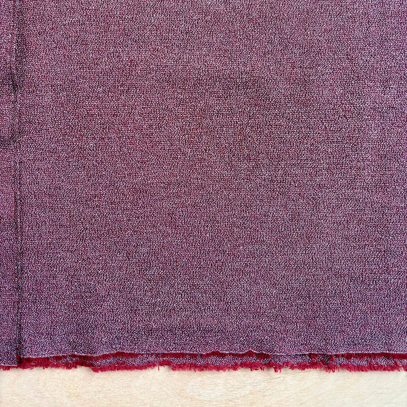 Cosmo - Yarn-Dyed Heathered Cotton - Maroon