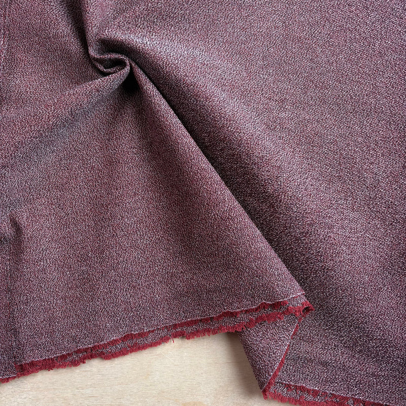 Cosmo - Yarn-Dyed Heathered Cotton - Maroon