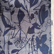 Hokkoh - Cotton Viella - Blue Gray Fingerprint Floral