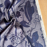 Hokkoh - Cotton Viella - Blue Gray Fingerprint Floral