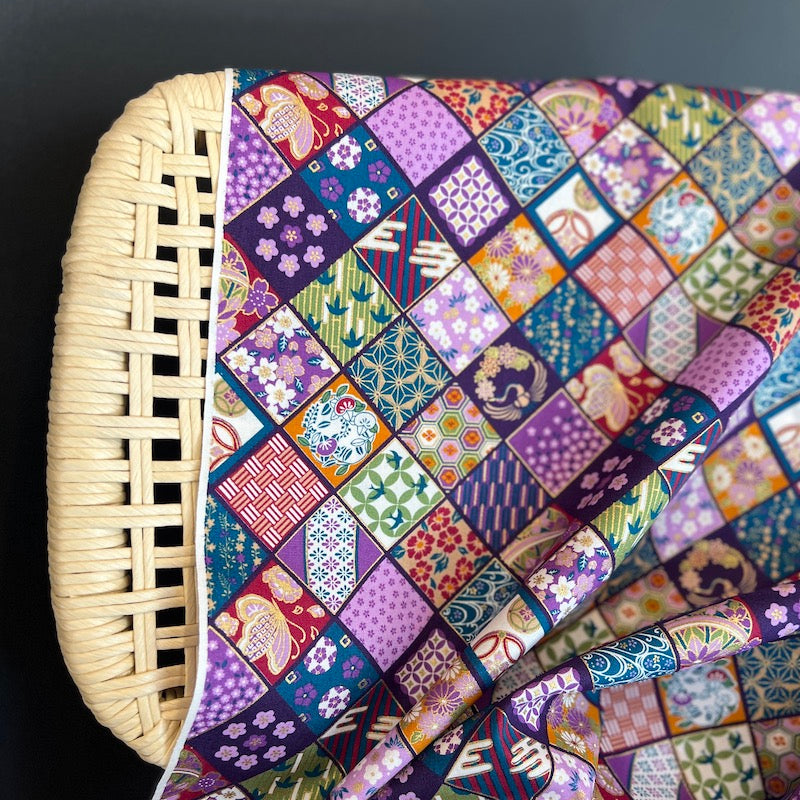 Senyo - Cotton Sheeting - Floral Collage - Multi