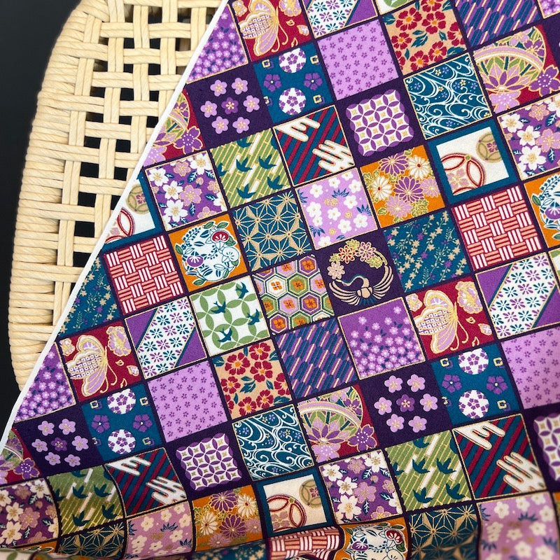 Senyo - Cotton Sheeting - Floral Collage - Multi