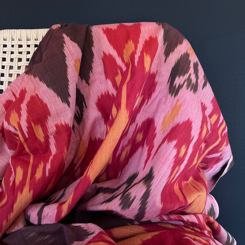 Pochampally Ikat - Cotton - Red