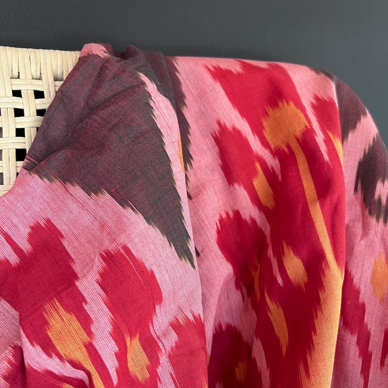 Pochampally Ikat - Cotton - Red