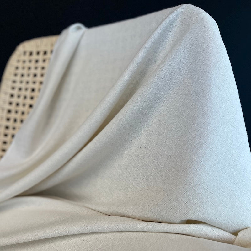 Silk Noil - Checkered - Natural