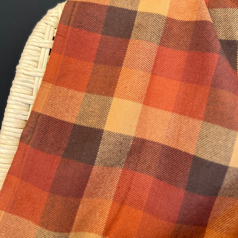 Marcus Fabrics - Cotton Flannel - Primo Plaid - Spice Mix - Pumpkin