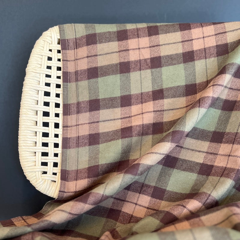 Marcus Fabrics - Cotton Flannel - Primo Plaid - Spice Mix - Olive