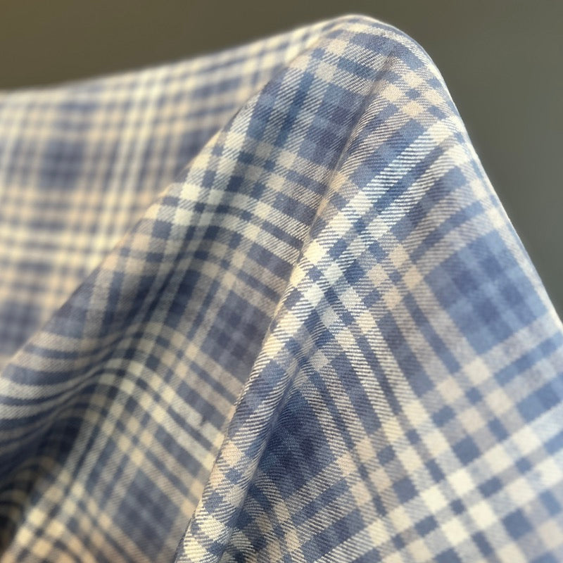 Marcus Fabrics - Cotton Flannel - Primo Plaid - Cool Blues - Blue