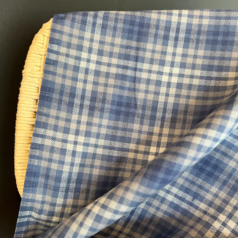 Marcus Fabrics - Cotton Flannel - Primo Plaid - Cool Blues - Blue