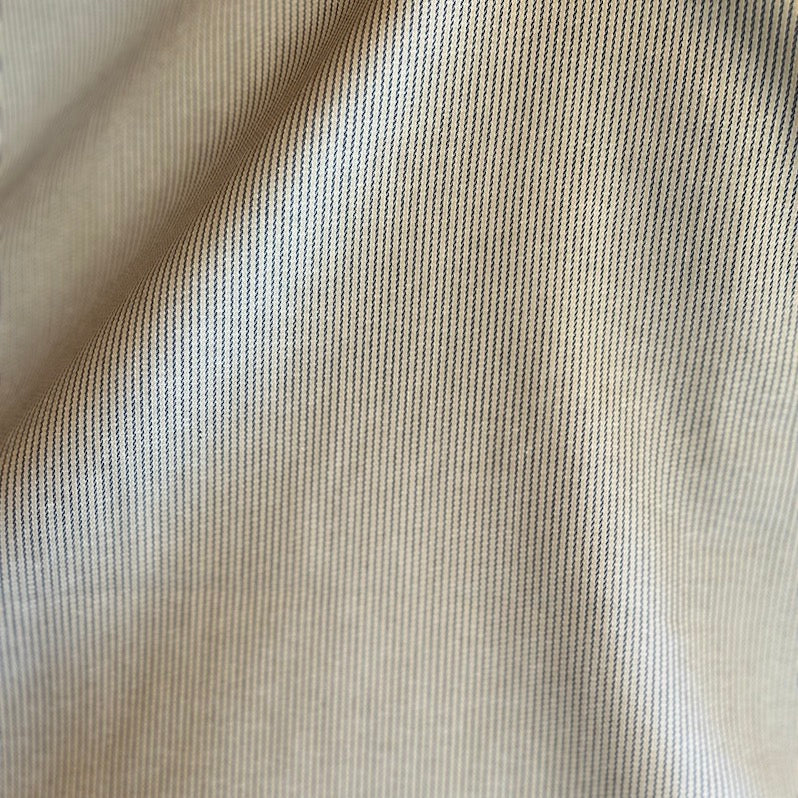 Deadstock - Cotton Railroad Stripe - Blue and White