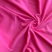 Deadstock - Cotton Double Gauze - Sassy Pink