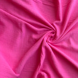 Deadstock - Cotton Double Gauze - Sassy Pink