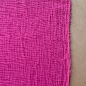 Deadstock - Cotton Double Gauze - Sassy Pink