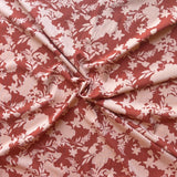 Deadstock - Printed Rayon - Rust Floral