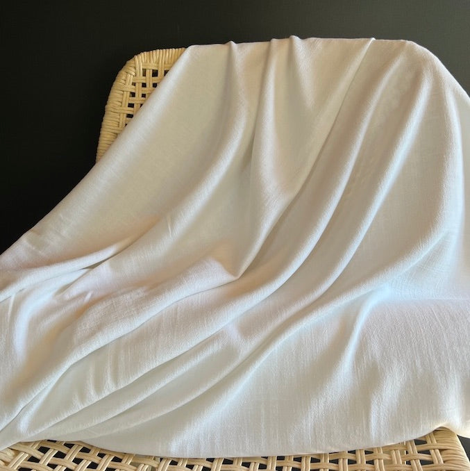 Deadstock - Linen/Rayon - White