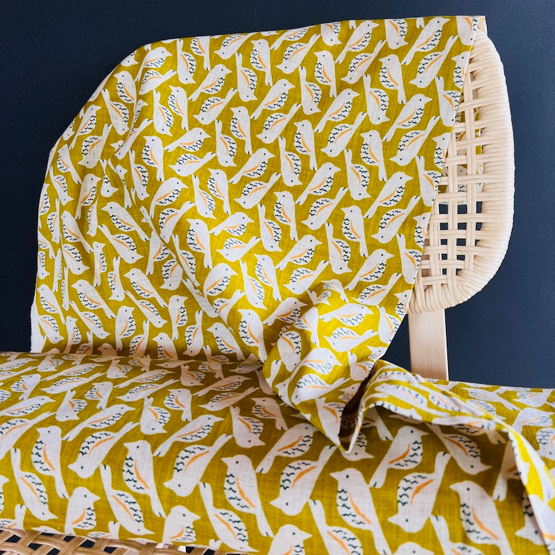 Sevenberry - Cotton Slub - Songbirds - Fern