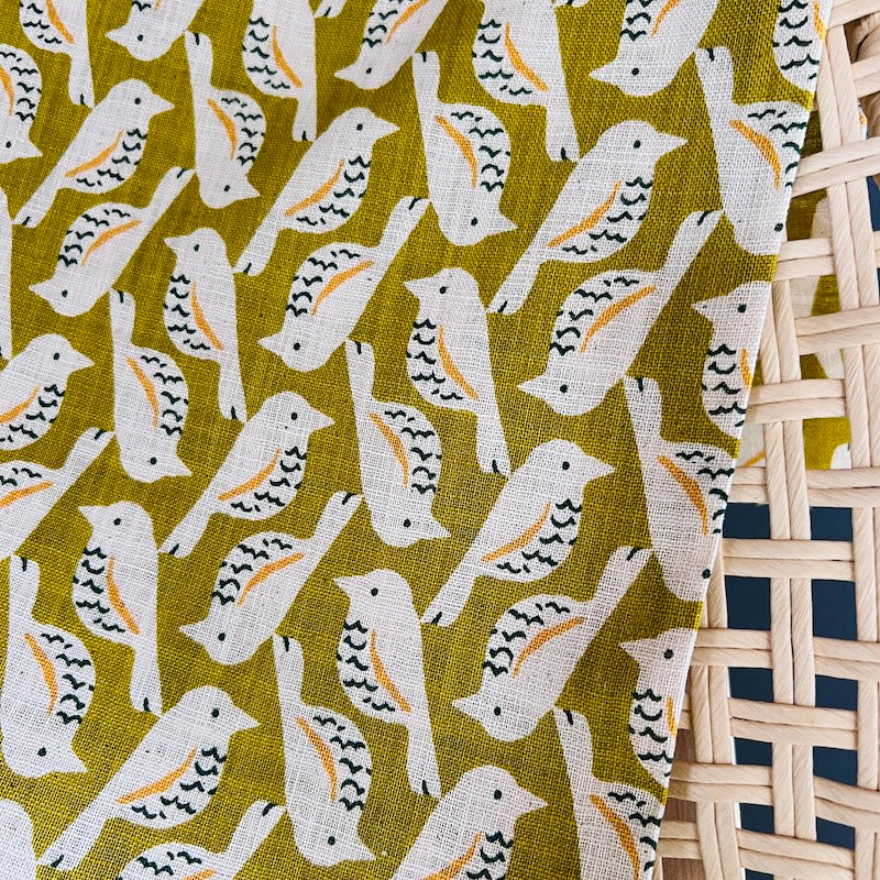 Sevenberry - Cotton Slub - Songbirds - Fern