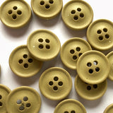 Textile Garden - Recycled Polyester Buttons - 15mm - Curved Matte - Various Colors