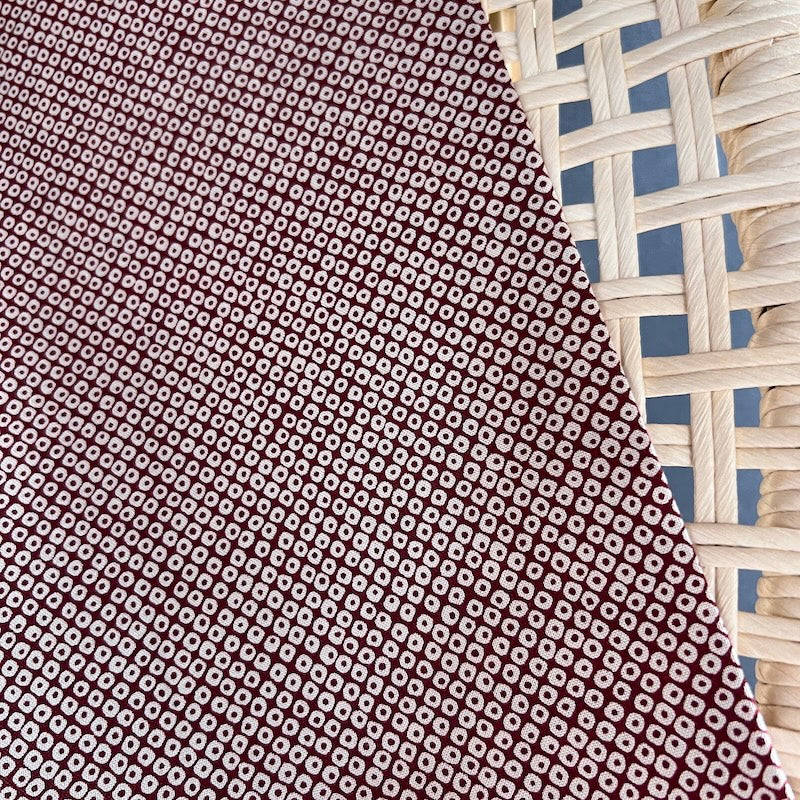 Sevenberry - Cotton Sheeting - Kanoko Dot - Deep Red