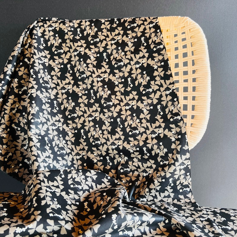 Sevenberry - Cotton Lawn - Oxalis - Black