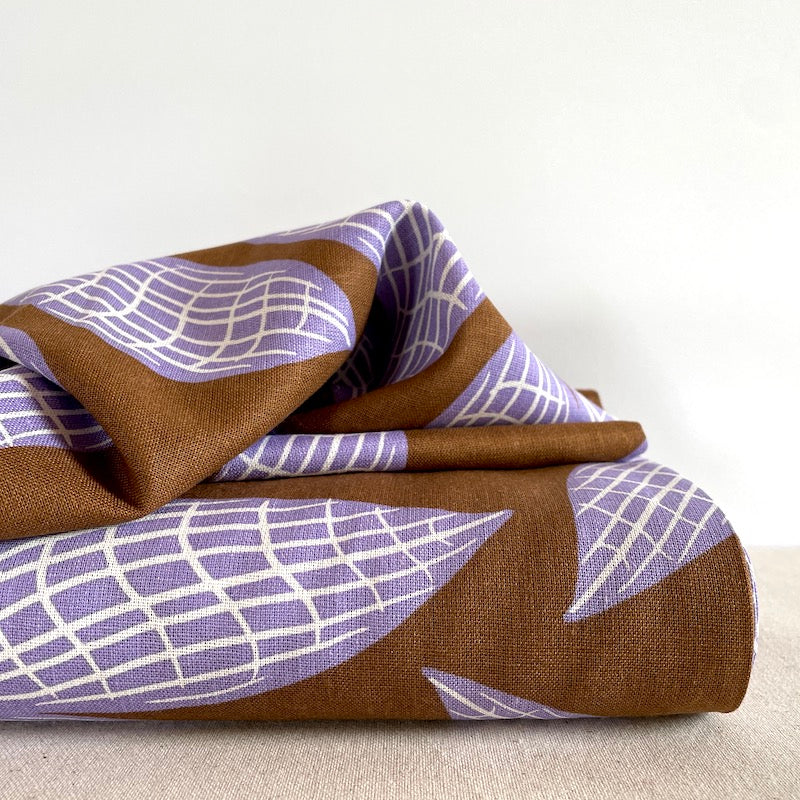 Nerida Hansen - Lenzing Tencel Linen - Pod - Tobacco and Lavender