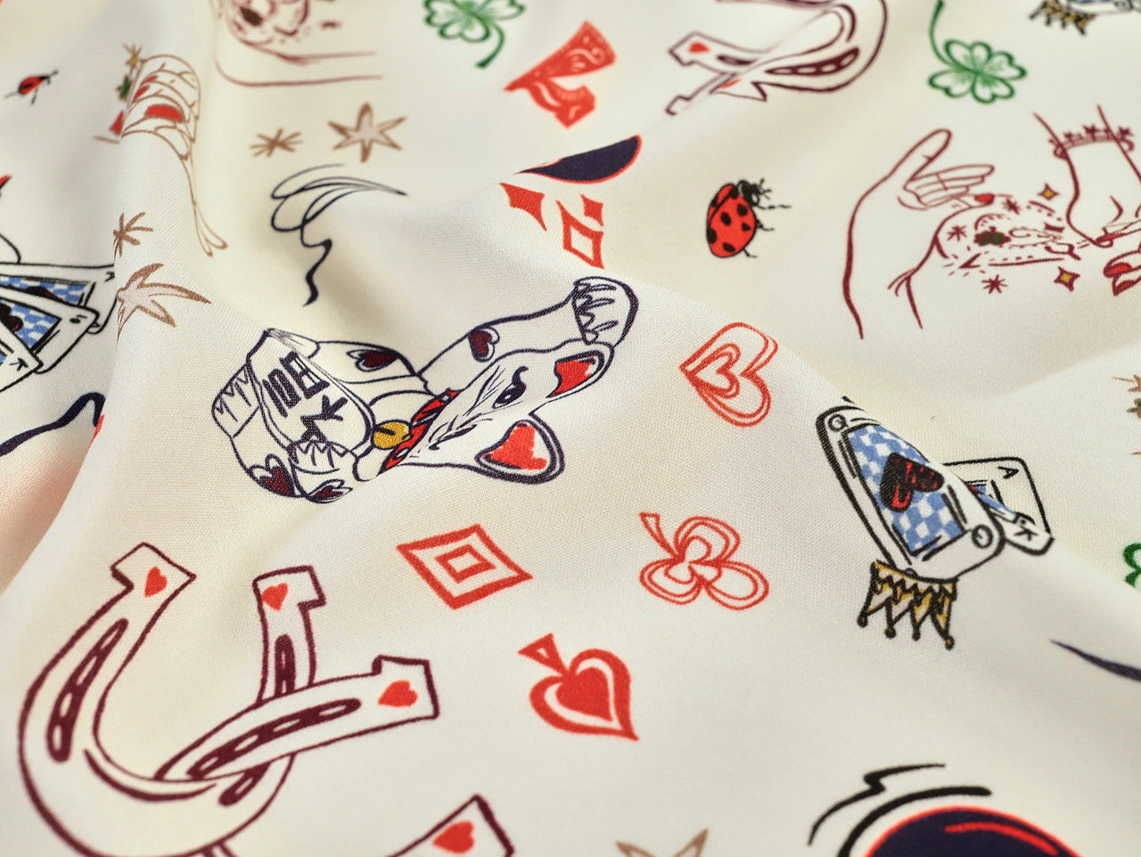 Fabric Godmother - Viscose Lawn - Fortune - Ivory