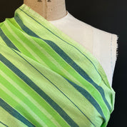 Handwoven Cotton - Yarn Dyed Stripe - Green