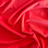 Isee Fabric - Organic Cotton Large Loop French Terry - Tomato