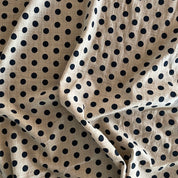 Isee Fabric - Cotton Rayon - Dot - Navy