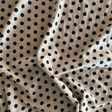 Isee Fabric - Cotton Rayon - Dot - Navy