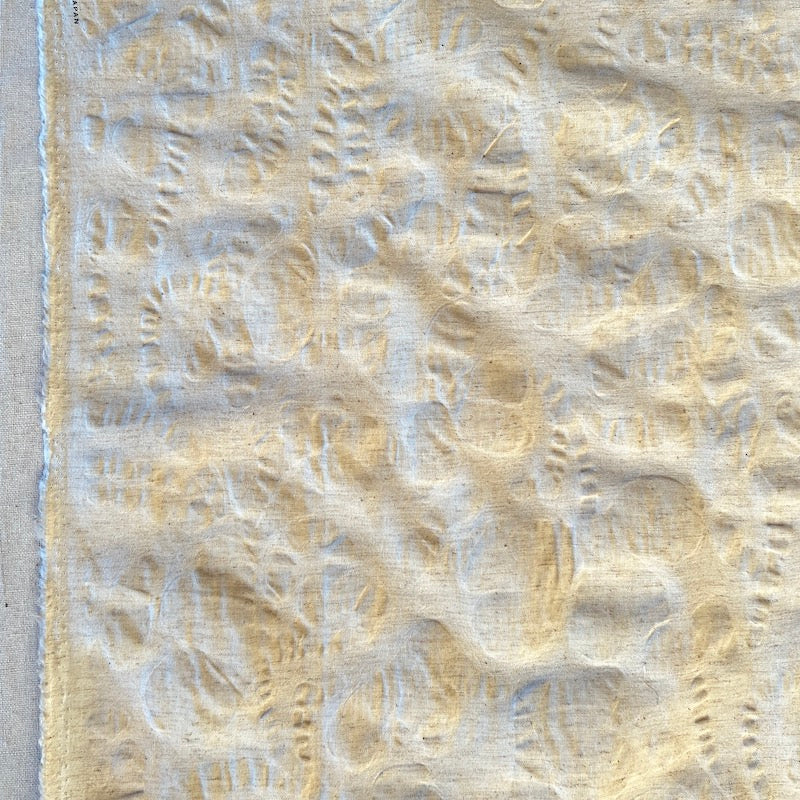 Hokkoh - Salt Shrunk Cotton Linen Sheeting - Abstract - Natural