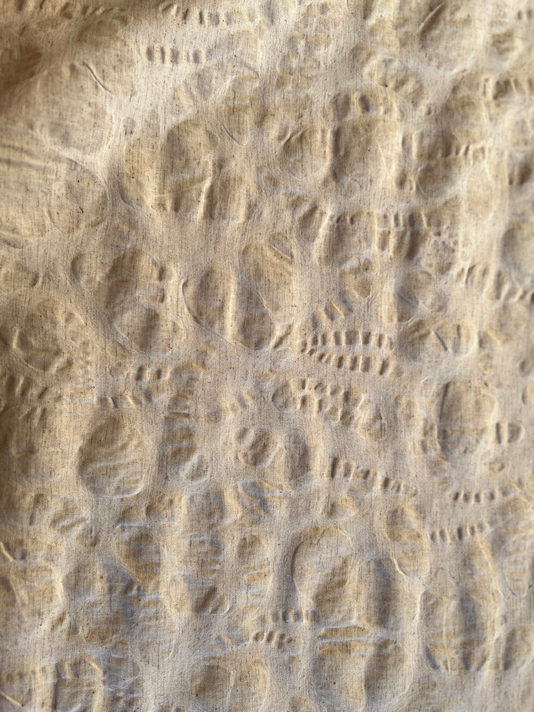 Hokkoh - Salt Shrunk Cotton Linen Sheeting - Abstract - Natural