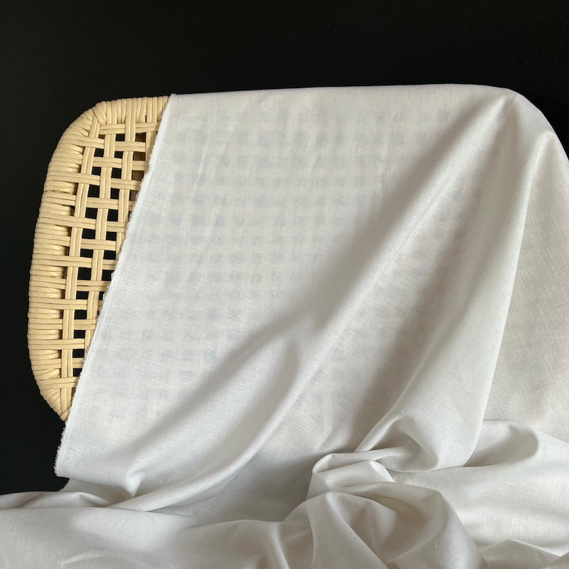 Deadstock - Linen Cotton Blend - White