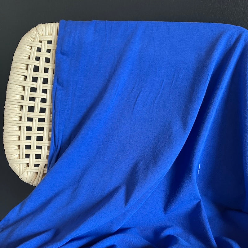 Deadstock - 100% Cotton Jersey - Cobalt