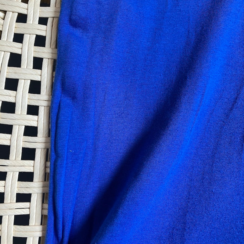Deadstock - 100% Cotton Jersey - Cobalt