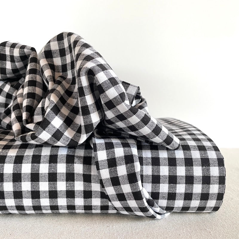 Gingham Weaves - Cotton - Black