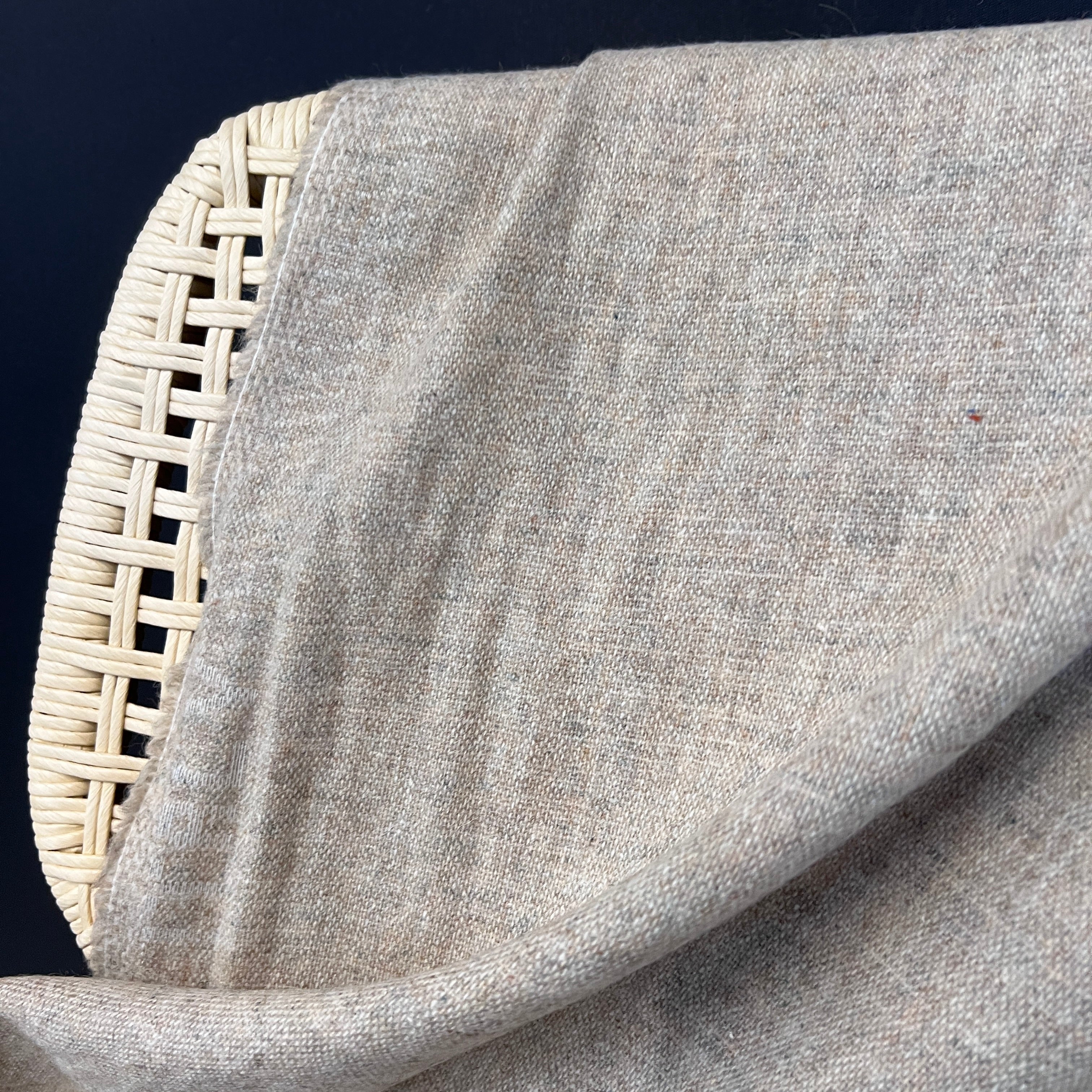 Deadstock - Shetland Wool Coating - Sandstone Heather