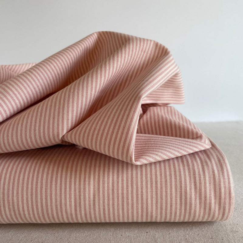 Diamond Textiles - Northern Lights - Mini Stripe - Peony Blush