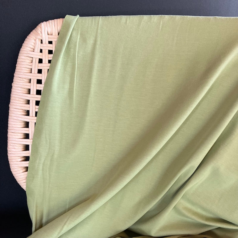 Verhees - Bamboo Cotton Jersey - Old Lime