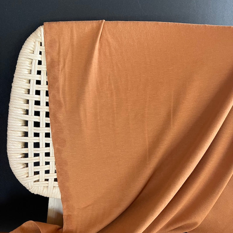 Verhees - Bamboo Cotton Jersey - Dark Apricot
