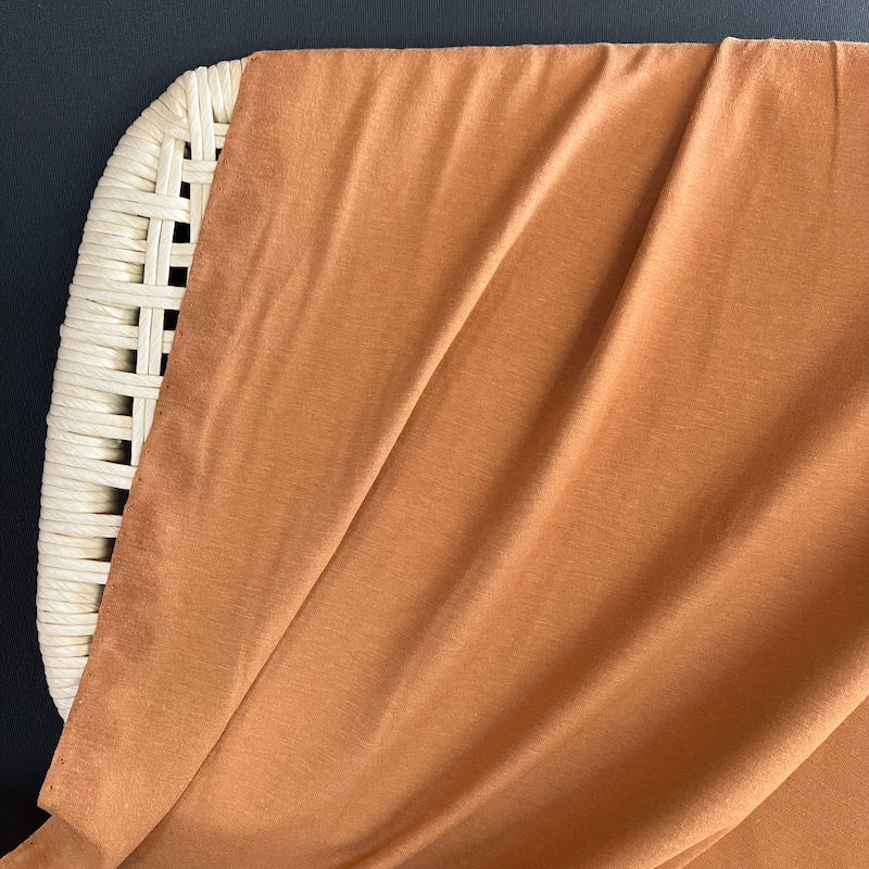 Verhees - Bamboo Cotton Jersey - Dark Apricot
