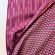 Diamond Textiles - Brushed Yarn-Dyed Cotton - Hampshire Stripe - Cranberry