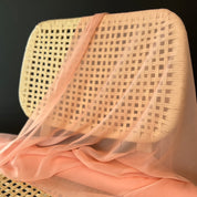 Deadstock - Silk Chiffon - Summer Peach