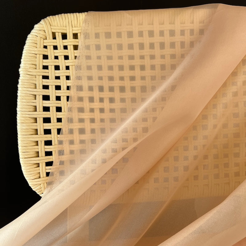 Deadstock - Silk Organza - Peach