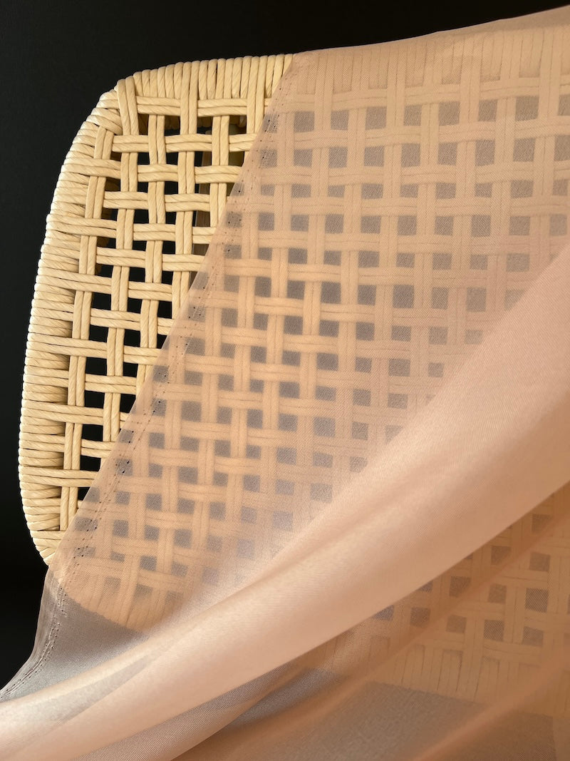 Deadstock - Silk Organza - Peach